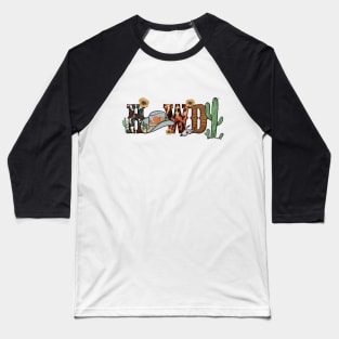 "Howdy" Western Aesthetic Baseball T-Shirt